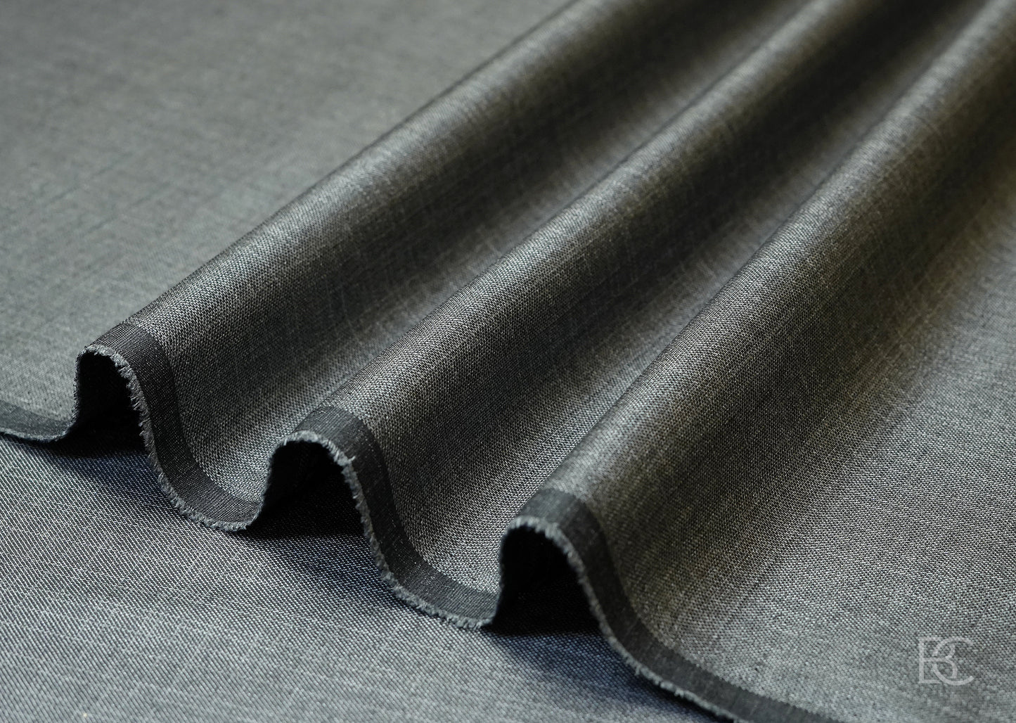 Luxury suiting fabric Monarch with fine texture
