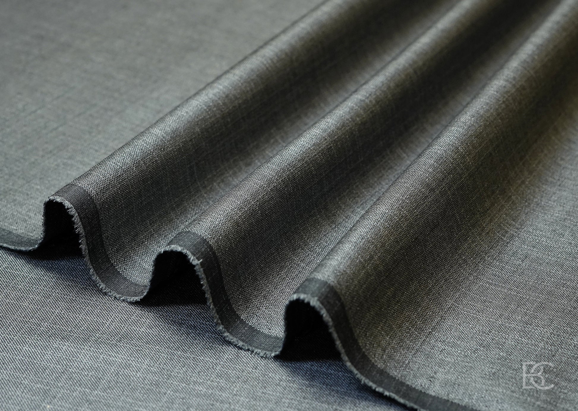 Luxury suiting fabric Monarch with fine texture