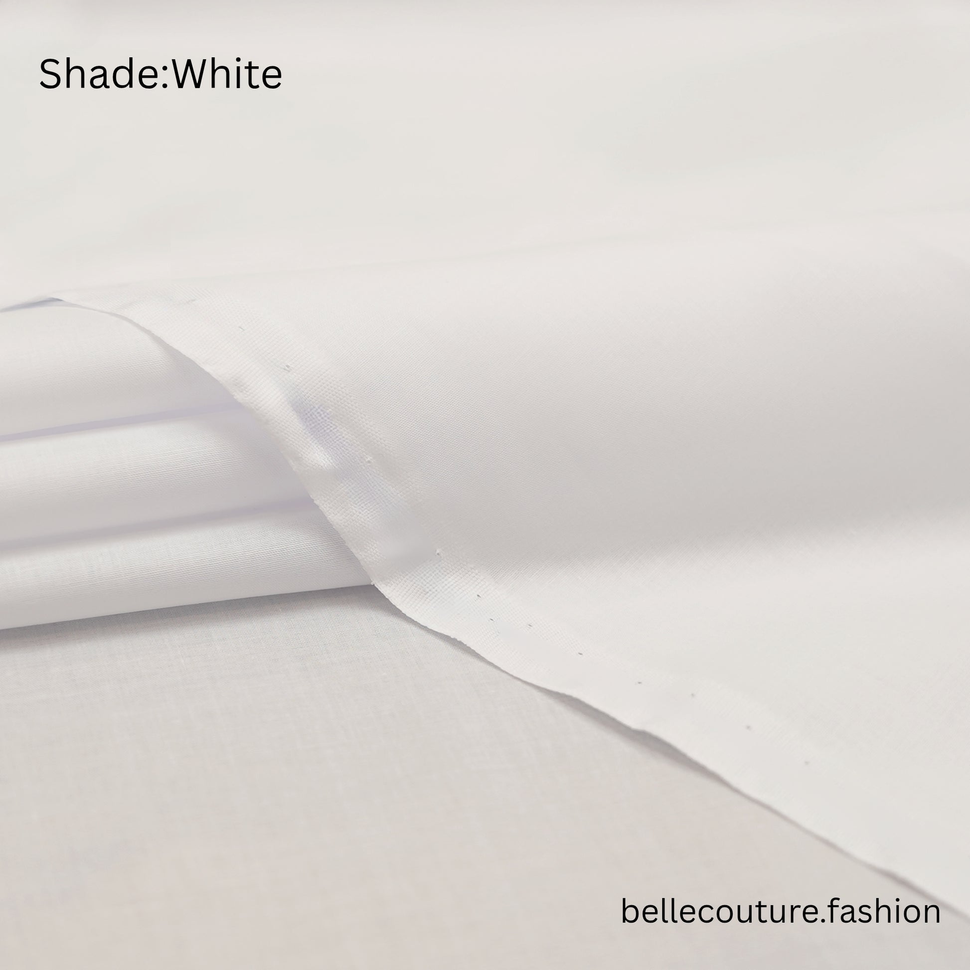Belle Couture Booston Cotton White  Shalwar Kameez Fabric for Men