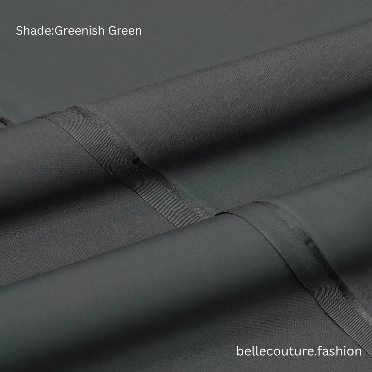 Victorian Stiff Wash n Wear Fabric for Men’s Shalwar Kameez – Belle Couture Collection GREENISH GREEN 