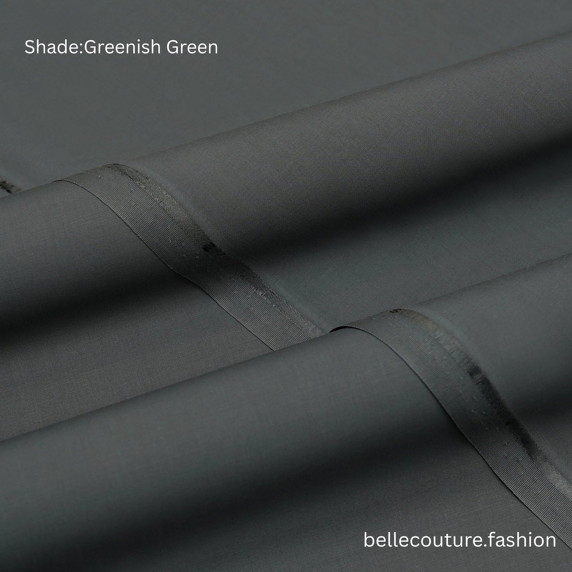 Victorian Stiff Wash n Wear Fabric for Men’s Shalwar Kameez – Belle Couture Collection GREENISH GREEN 