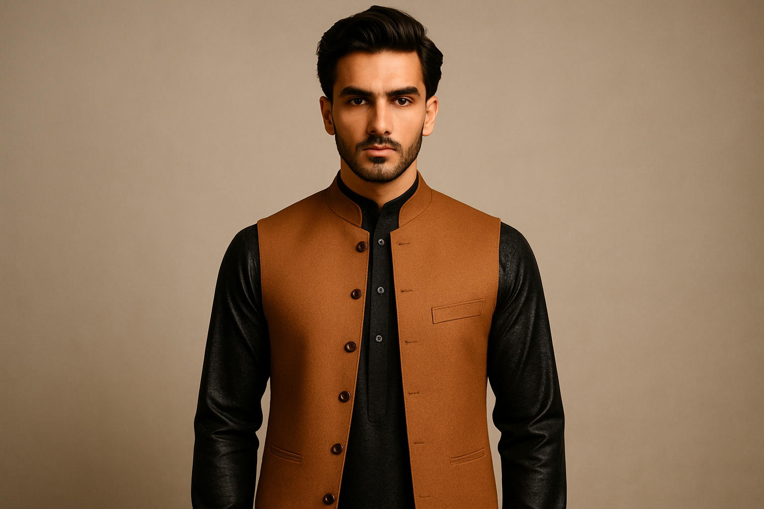 CHANGE WAISCOAT COLOUR TO CAMEL BROWN 
