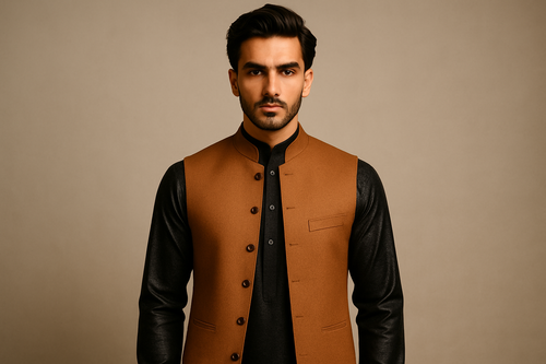 CHANGE WAISCOAT COLOUR TO CAMEL BROWN 