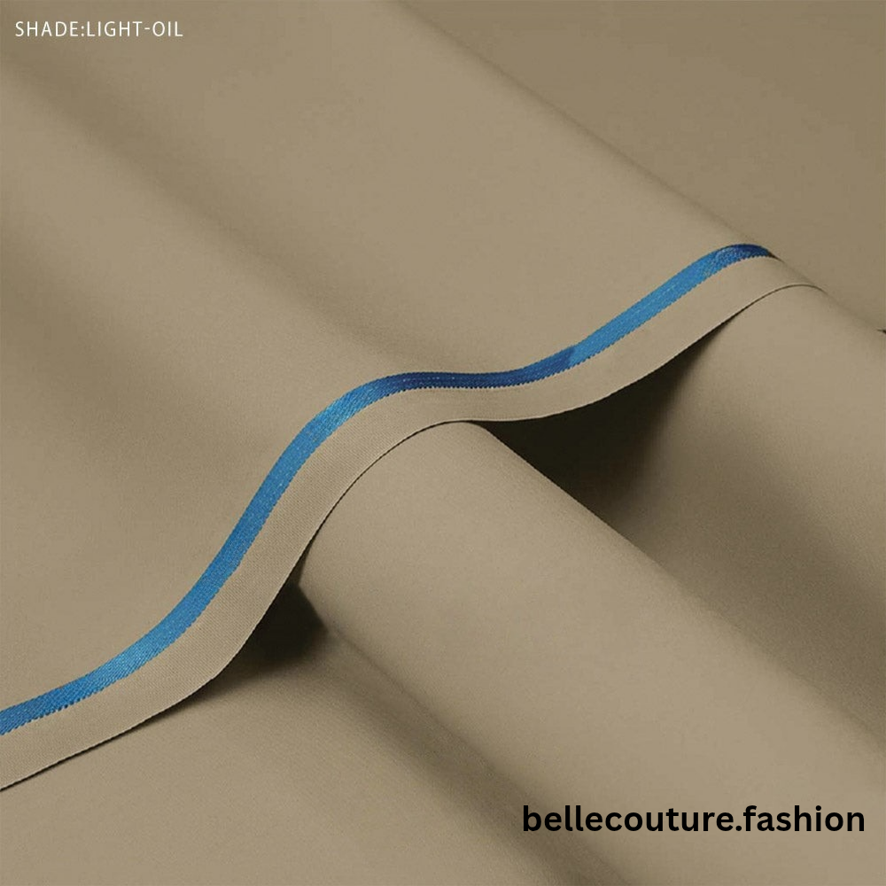 Victorian Stiff Wash n Wear Fabric for Men’s Shalwar Kameez – Belle Couture Collection LIGHT OIL